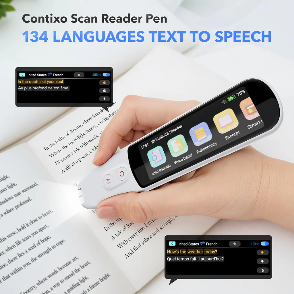 VerbaPen Offline Translator Pen,Reading 123 Languages